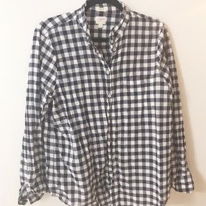 J. Crew Factory Gingham Button Down